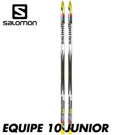 【1月はポイント10倍※要エントリー】サロモン クロスカントリースキー 板 エキップ10 SALOMON EQUIPE 10 JUNIOR CLASSIC ジュニア ノルディックスキー クラシカル