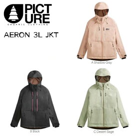 【P10倍 4/19 9:59まで】ピクチャー ウェア ジャケット レディース 23-24 PICTURE AERON アーロン 3L JKT WVT307 スキー スノーボード ウェア日本正規品