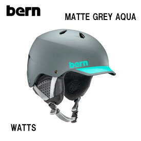 ヘルメット メンズ レディース バーン ワッツ bern watts MATTE GREY AQUA SM25B19MGA スキー スノーボード ヘルメット ジャパンフィット 日本正規品