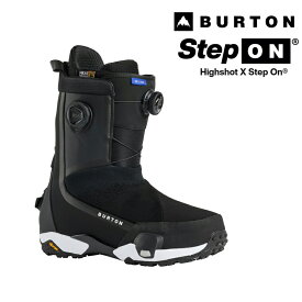 【2月はポイント10倍※要エントリー】スノーボード ブーツ バートン 25-26 BURTON MENS HIGHSHOT X STEP ON WIDE Black ハイショット エックス ステップオン ワイド 2026 日本正規品