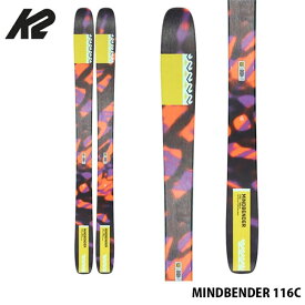 【6/4 20時～P10倍!楽天スーパーSALE】ケーツー スキー板 メンズ 板のみ 22-23 K2 MINDBENDER 116C マインドベンダーパウダー スキー バックカントリー 送料無料