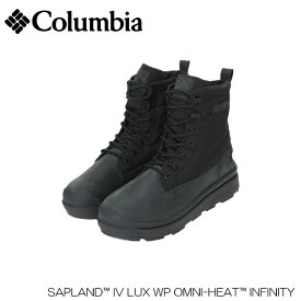 【ポイント10倍！】Colombia コロンビア SAPLAND IV LUX BLACK サップランド フォー ラックス ウォータープルーフ オムニヒートインフィニティ ブラック スノーブーツ 防寒ブーツ