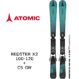 スキー 板 ビンディング付き スキーセット 23-24 キッズ ジュニア ATOMIC アトミック REDSTER X2 100-120＋C5 GW 日本正規品