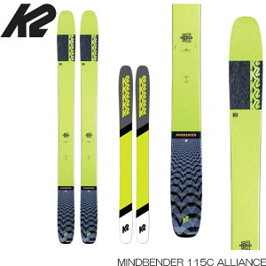 スキー板 メンズ レディース ケーツー 20-21 K2 Mindbender マインドベンダー 115C ALLIANCE (板のみ) 型落ち アウトレット 日本正規品