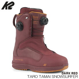 K2 ケーツー スノーボード ブーツ TARO TAMAI SNOWSURFER タロウタマイ スノーサーフ 玉井太郎 DARK/RED 2024 日本正規品