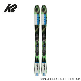 ケーツー スキー板 キッズ 23 K2 MINDBENDER JR + FDT4.5 マインドベンダー ジュニア 子供用 スキーセット 送料無料