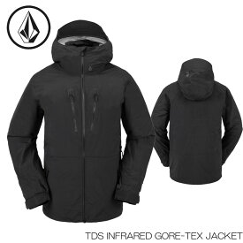 【ポイント10倍！お買い物マラソン11/4 20:00～11/11 1:59迄】23-24 VOLCOM ボルコム TDS INF GORE-TEX JACKET ティディエス ゴアテックス ジャケット BLACK スノーボード スノボ ウェア G0452401 日本正規品