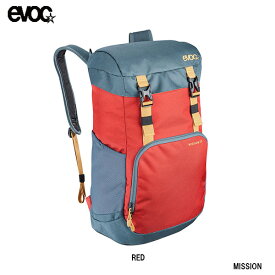 【2月はポイント10倍※要エントリー】イーボック evoc バックパック デイパック リュック メンズ レディース タウンユース ビジネス 鞄 MISSION ミッション RED 22L 401309513 日本正規品