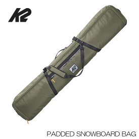 【5/23 20時～P5倍お買い物マラソン】ケーツー スノーボード ケース K2 PADDED SNOWBOARD BAG MLT_GREEN パッティド スノーボードバック 158/168cm 送料無料