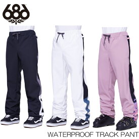 【2月はポイント10倍※要エントリー】686 シックスエイトシックス スノーボード ウェア 23-24 WATERPROOF TRACK PANT ウォータープルーフ トラック パンツ M2WCST05 日本正規品