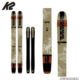 【3/4 20時～P10倍!!楽天スーパーSALE】スキー板 ケーツー 23-24 K2 K2 CRESCENDO クレセンド 板のみ パウダー 太板 2023-2024 NEWモデル