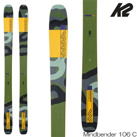 【6/4 20時～P10倍!楽天スーパーSALE】ケーツー スキー 板 23-24 K2 Mindbender マインドベンダー 106 C 板のみ パウダー フリーライド 日本正規品