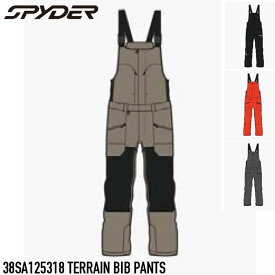 【即出荷】スノーボード スキー ウェア メンズ ビブパンツ オーバーオール スパイダー 23-24 SPYDER TERRAIN BIB PANTS 男性用