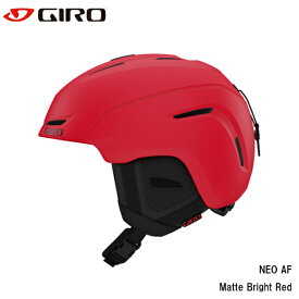 【6/4 20時～P10倍!楽天スーパーSALE】ヘルメット ジロ 22-23 GIRO NEO AF Matte Bright Red ネオ アジアンフィット スキー スノーボード ヘルメット 日本正規品