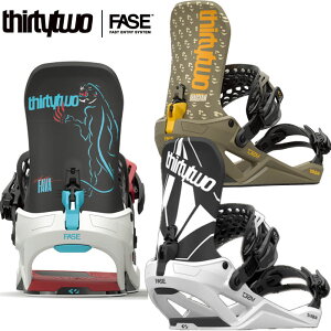 25-26 THIRTY TWO T32M FASE TEAM サーティーツーフェイズ チームシリーズ バインディング リアエントリ STEP ON STEP IN