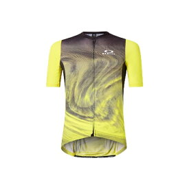 【7/15限定クーポン対象】半袖ジャージ オークリー サイクルジャケット OAKLEY ENDURANCE DAZZLE CAMO JERSEY BK/YL ロードバイク 自転車