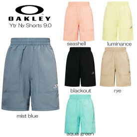 【P5倍お買い物マラソン 7/4 20時～】ハーフパンツ ショートパンツ 半ズボン キッズ ジュニア 男の子 女の子 オークリー OAKLEY Ytr Ny Shorts 9.0 FOA407727 ナイロン 撥水 子供 ショーツ