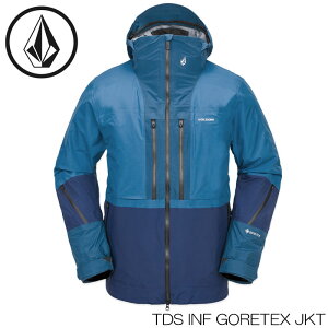 【ポイント10倍※お買い物マラソン〜10/27 9:59迄】ボルコム ウェア ティディエス 24-25 VOLCOM TDS INF GORE-TEX JACKET メンズ レディース 防水 ゴアテックス スノボ ジャケット 日本正規品