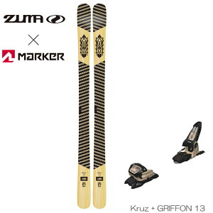 スキー板 メンズ ZUMA Kruz+ GRIFFON 13 ツマ 型落ち 旧モデル スキーセット ツインチップスキー フリースキー フリースタイルスキー