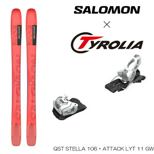 24-25 SALOMON T XL[ QST STELLA 106 + Tyrolia ATTACK 11 LYT GW `A A^bN rfBOZbg