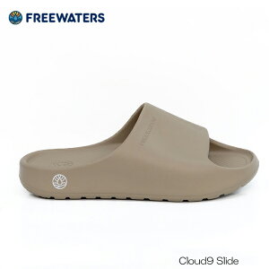 y|Cg10{IubNtCf[zt[EH[^[X T_ FREEWATERS Cloud 9 Slide NEhiC XCh Taupe T_ Jo[ V[T_ 25SSV {Ki