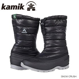スノーブーツ ウィンターブーツ レディース 防寒靴 カミック スノークラッシュ Kamik SNOWCRUSH ヌプシタイプ 軽量 -40℃ 日本正規品