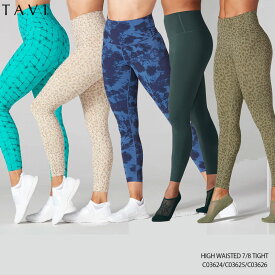 【2月はポイント10倍※要エントリー】タビノアール ヨガウェア レギンス レディース Tavi noir HIGH WAISTED 7/8 TIGHT C03624/C03625/C03626 アパレル スポーツウェア