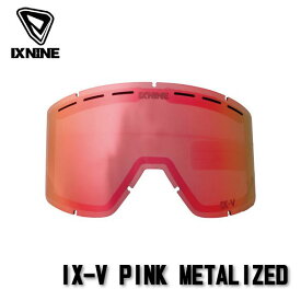 【5/23 20時～P5倍お買い物マラソン】 20-21 アイエックスナイン IXNINE IX-V Spare Lens Pink Metalized ゴーグル GOGGLE スペアレンズ スノーボード スキー