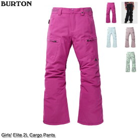 スノーボード ウェアー パンツ ジュニア キッズ 22-23 BURTON バートン Girls' Elite 2L Cargo Pants 2023 早期予約 日本正規品