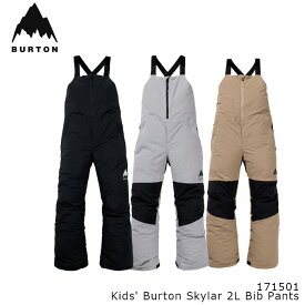 【P5倍お買い物マラソン 7/4 20時～】24-25 バートン スノーウェア 171501 Kids' Burton Skylar 2L Bib Pants ビブパンツ キッズ スカイラー 子供用 日本正規品
