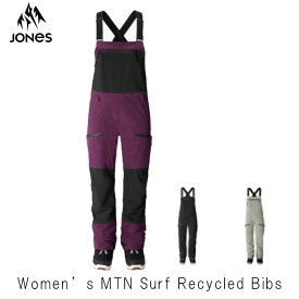 スノーボード ウェア レディース ビブパンツ 24-25 JONES Women’s MTN Surf Recycled Bibs マウンテンサーフ 2025 日本正規品