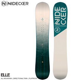 スノーボード 板 23-24 NIDECKER ナイデッカー エレ ELLE ハイブリットキャンバー レディース 女性用 日本正規品