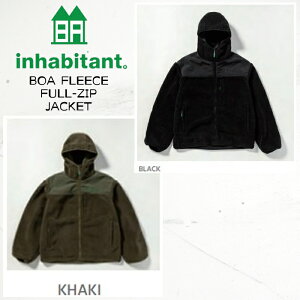 y|Cg10{ }\ 10/17 9:59zCnr^g t[X WPbg Y fB[X 23-24 INHABITANT BOA FLEECE FULL-ZIP JACKET ISM23KT50 2024 {Ki