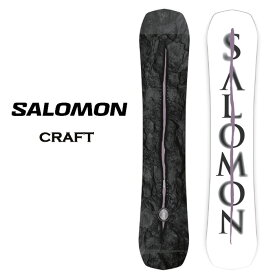 【エントリーでP10倍!!お買い物マラソン7/19 20時～】サロモン スノーボード 板 メンズ 24-25 SALOMON CRAFT クラフト 男性用 フリーライド パーク アサシン系 2025 日本正規品
