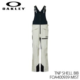 【P5倍お買い物マラソン 7/4 20時～】予約 ウェア スノーボード ビブ パンツ スキー オークリー OAKLEY TNP SHELL BIB MIST 日本正規品 25-26