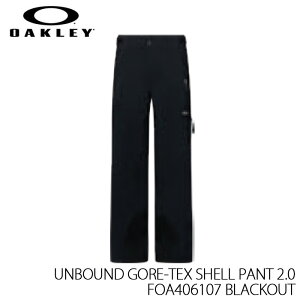 y12/4 20`yVSSI|Cg10{`12/11 1:59zEFA Xm[{[h pc XL[ I[N[ OAKLEY UNBOUND GORE-TEX SHELL PANT 2.0 BLACKOUT {Ki 25-26