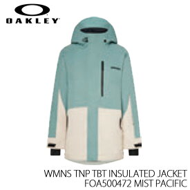 【P5倍お買い物マラソン 7/4 20時～】予約 ウェア スノーボード スキー オークリー レディース OAKLEY WMNS TNP TBT INSULATED JACKET MIST PACIFIC 日本正規品 25-26