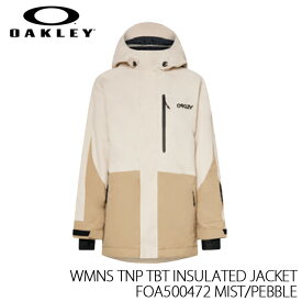 【P5倍お買い物マラソン 7/4 20時～】予約 ウェア スノーボード スキー オークリー レディース OAKLEY WMNS TNP TBT INSULATED JACKET MIST/PEBBLE 日本正規品 25-26