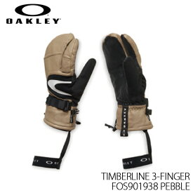 【P5倍お買い物マラソン 7/4 20時～】予約 グローブ 手袋 スノーボード スキー オークリー OAKLEY TIMBERLINE 3-FINGER PEBBLE 日本正規品 25-26