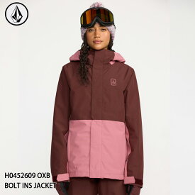 【2月はポイント10倍※要エントリー】スノーウェア ジャケット ボルコム VOLCOM BOLT INS JACKET OXB レディース 日本正規品 25-26 スキー スノーボード