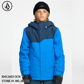 ＼エントリで+P10倍／予約 スノーウェア ジャケット ボルコム VOLCOM STONE.91 INS JACKET OCN ジュニア キッズ 子供用 日本正規品 25-26 スキー スノーボード