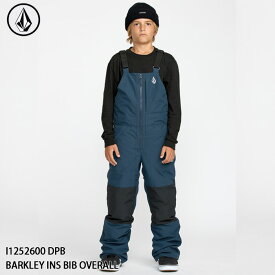 【ポイント10倍！お買い物マラソン11/4 20:00～11/11 1:59迄】予約 スノーウェア ビブ パンツ ボルコム VOLCOM BARKLEY INS BIB OVERALL DPB ジュニア キッズ 子供用 日本正規品 25-26 スキー スノーボード