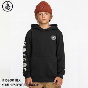 y|Cg10{10/11-13BoomӍՁz\ p[J[ gbvX Ap {R VOLCOM YOUTH ESSENTIAL HOODIE BLK WjA LbY qp {Ki 25-26 XL[ Xm[{[h