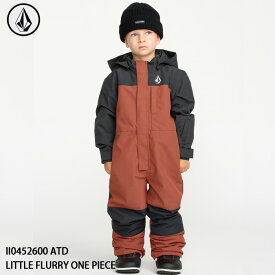 【ポイント10倍！イーグルス感謝祭～11/16迄】予約 スノーウェア ワンピース つなぎ ボルコム VOLCOM LITTLE FLURRY ONE PIECE HEN ジュニア キッズ 子供用 日本正規品 25-26 スキー スノーボード