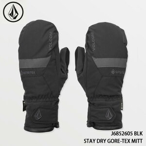 y|Cg10{IubNtCf[z\ O[u  ~bg {R VOLCOM STAY DRY GORE-TEX MITT BLK SAebNX {Ki 25-26 XL[ Xm[{[h