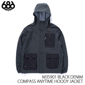 y|Cg10{IubNtCf[zVbNXGCgVbNX EFA WPbg 686 COMPASS ANYTIME HOODY JACKET BLACK DENIM M3S901 100 {Ki