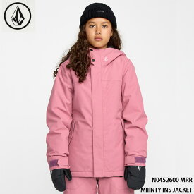 ＼エントリで+P10倍／予約 スノーウェア ジャケット ボルコム VOLCOM MIIINTY INS JACKET MRR ジュニア キッズ 子供用 日本正規品 25-26 スキー スノーボード