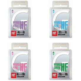 【1月はポイント10倍※要エントリー】ガリウム HF 滑走WAX GALLIUM HYBRID HF 50g スキー スノーボード ワックス ハイフッ素 HF WAX