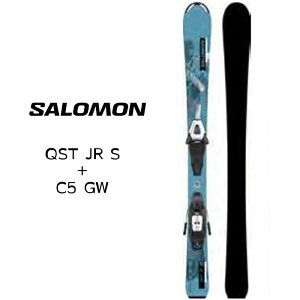 スキー 板 ビンディング付き スキーセット 23-24 ボーイズ ジュニア SALOMON サロモン キューエスティー QST JrS＋C5 GW 日本正規品 予約 L41536000
