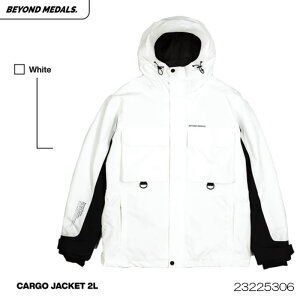 �y3���̓|�C���g10�{���v�G���g���[�z���o�� �E�F�A 25-26 BEYOND MEDALS �r�����h���_���Y Cargo Jacket 2L WHITE 23225306 �X�m�[�{�[�h ���{���K�i �����Y